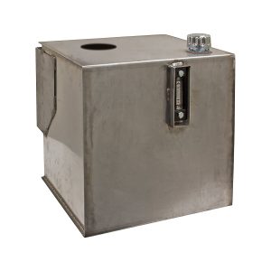 Buyers Products Reservoir, 30 Gal, Sst, W/ Filter 10, Capacity 30 Gal, Suction Port Size 2 in, Return Port Size Multiple in, Model# SMR30SS10