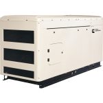 Cummins Commercial Standby Generator — 40kW, LP/NG, 120/240 Volts, 3-Phase, Model# RS40