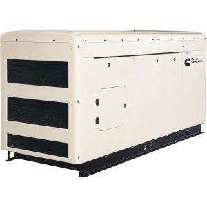 Cummins Commercial Standby Generator — 40kW, LP/NG, 120/240 Volts, 3-Phase, Model# RS40