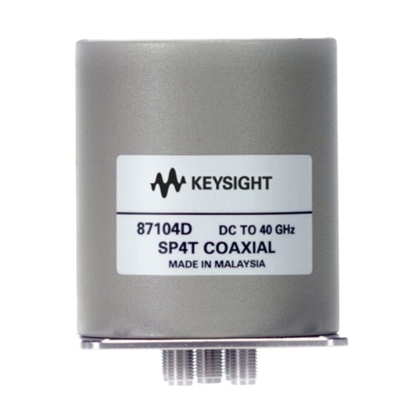 Keysight 87104D/161/T24: Multiport Electromechanical Coaxial Switch for High-Frequency Applications