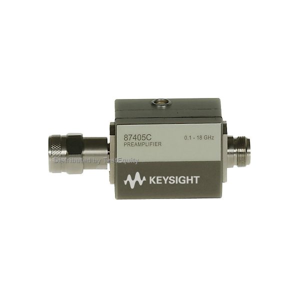Keysight 87405C/102 Preamplifier: Amplify Your Signals from 100 MHz to 18 GHz