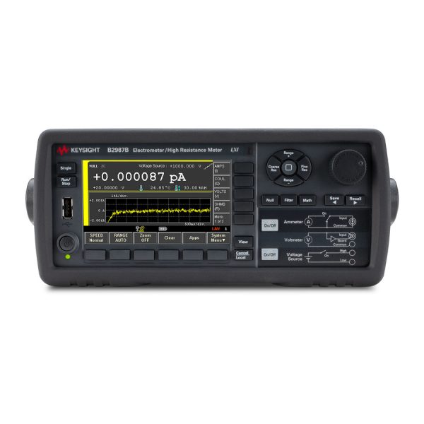 Keysight B2987B Electrometer: Precision Measurement of Resistance, Voltage, and Current
