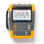 Fluke 190-204-III CAL: Precision Handheld Oscilloscope with 4 Channels, 200 MHz Bandwidth, and Traceable Calibration